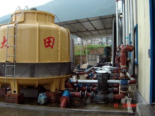 100t 225t冷卻塔 冷水塔管道水泵安裝